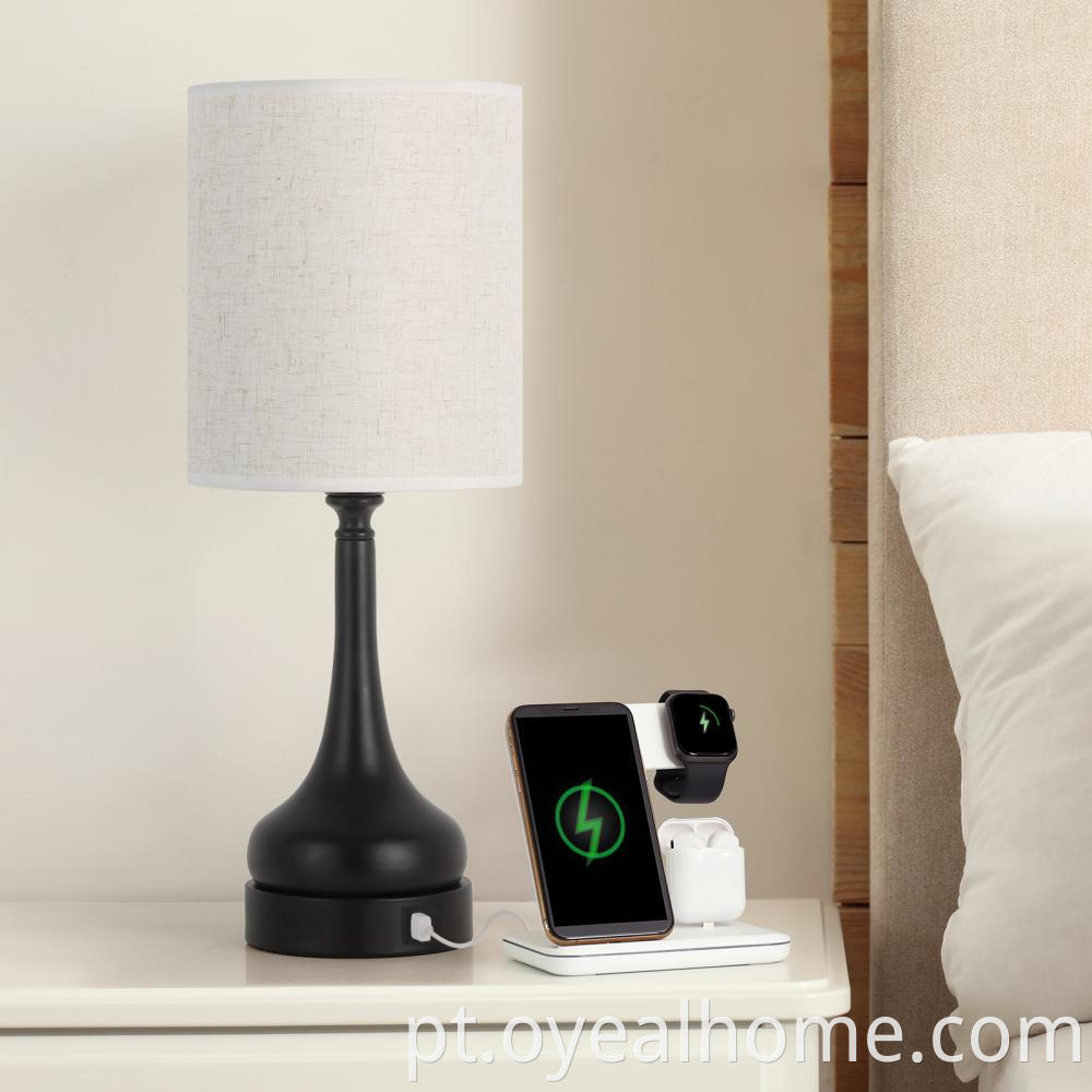 Bedside Lamp With Usb Charging Ports